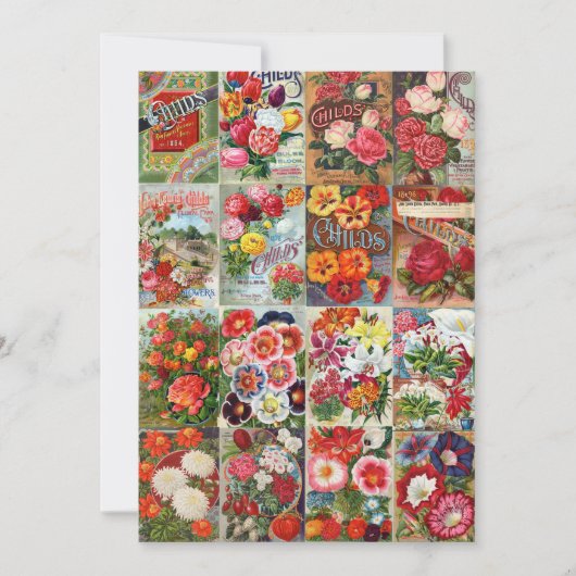 bloemzaadpakketten Tuinkraakbedekking Kaart (Voorkant)