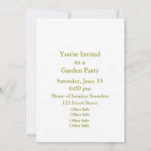 bloemzaadpakketten Tuinkraakbedekking Kaart (Achterkant)