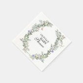 Bloemzacht groen weelderig genderneutraal Baby sho Servet (Hoek)