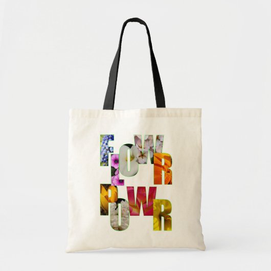 bloemzak tote bag (Voorkant)