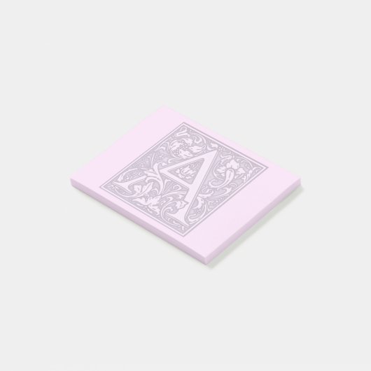 bloemzilvermonogram - A Post-it® Notes (Schuin)