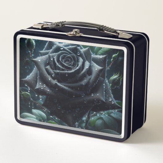 Bloemzwart Roos (Voorkant)