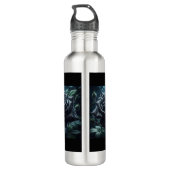 Bloemzwart Roos Waterfles (Achterkant)