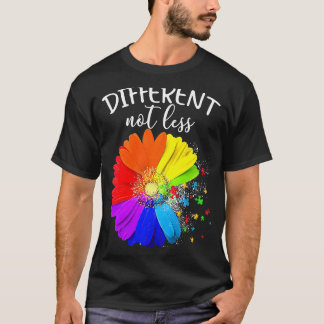 Bloer de stukjes puzzelstukjes anders dan niet min t-shirt