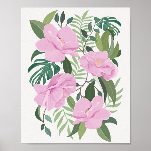 Bloerklep | Secret Flower Garden Poster (Voorkant)