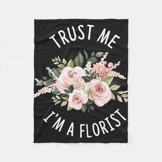 Bloerklep | Vertrouw me dat ik een Florist ben Fleece Deken (Voorkant)