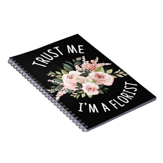 Bloerklep | Vertrouw me dat ik een Florist ben Notitieboek (Rechterzijde)