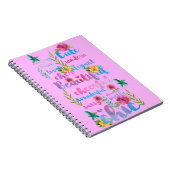 Bloerklep | Vloeiend geluid Moderne Notitieboek (Rechterzijde)