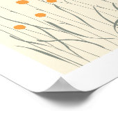 Bloersamenstelling. Wilde poster. Lentestroom Poster (Hoek)