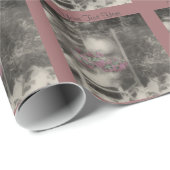 Bloertuin in zwart-wit cadeaupapier (Rol Hoek)