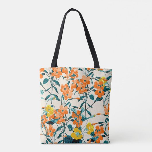 Bloertuin. Swe voor kleine staafjes en filialen Tote Bag (Achterkant)