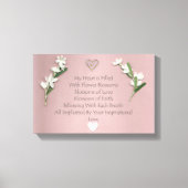 Bloesdruk Canvas Afdruk (Voorkant)