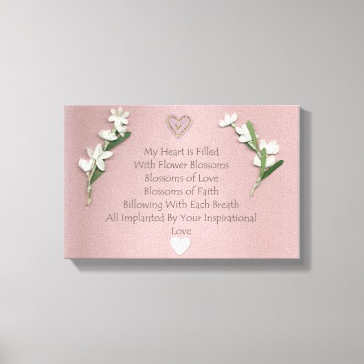 Bloesdruk Canvas Afdruk (Voorkant)