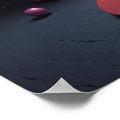 Bloesem - Abstracte 3D-renderkunststijl Poster (Hoek)