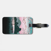 bloesem bagagelabel (Achterkant horizontaal)