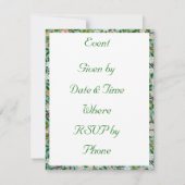 Bloesem Bloem Kaart (Achterkant)