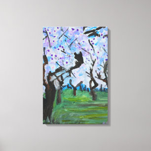 Bloesem Boomgaard Canvas Afdruk
