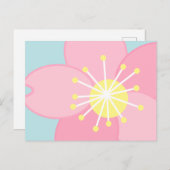 bloesem briefkaart (Voorkant / Achterkant)