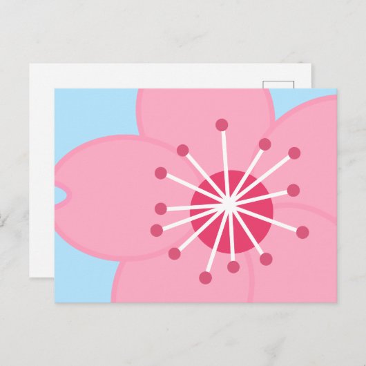 bloesem briefkaart (Voorkant / Achterkant)