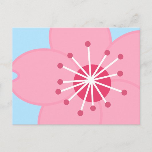 bloesem briefkaart (Voorkant)