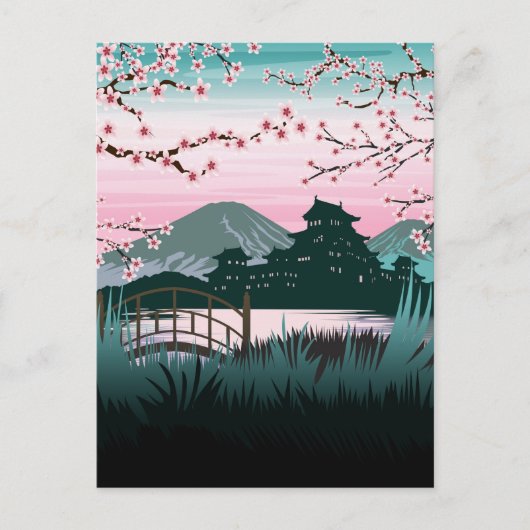 bloesem briefkaart (Voorkant)