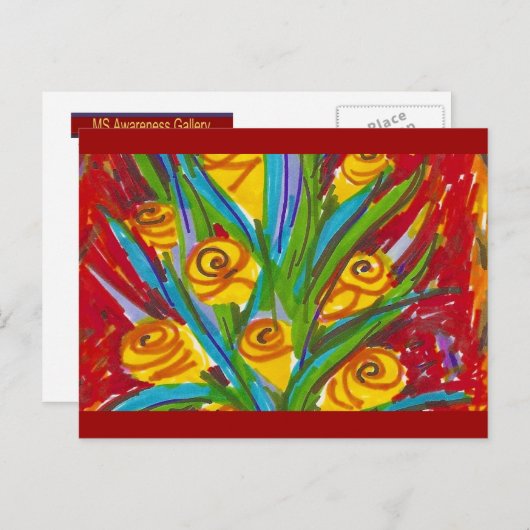 Bloesem Briefkaart (Voorkant / Achterkant)