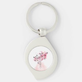 Bloesem Bries – Tranendruppel Bloemensleutelhanger Sleutelhanger