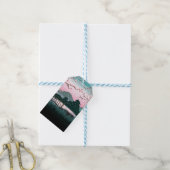 bloesem cadeaulabel (Met Touw)