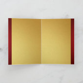 Bloesem Chinese Drakenjaar papier-gesneden VGC Feestdagen Kaart (Binnen)