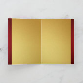 Bloesem Chinese Slang jaar papier gesneden VGC Feestdagen Kaart (Binnen)