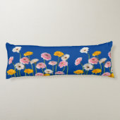 Bloesem Comfort: Bloemenontwerp Body Pillow Lichaamskussen (Achterkant)