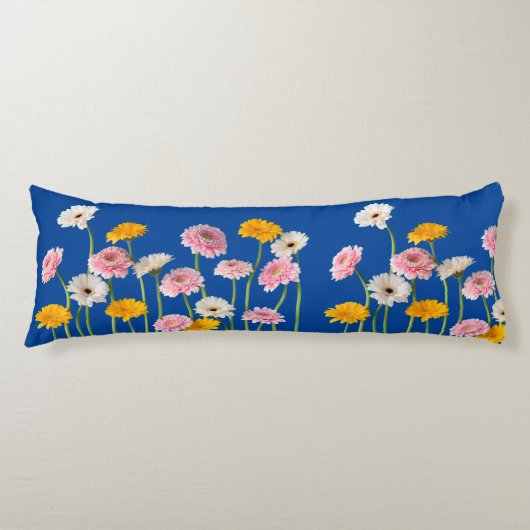 Bloesem Comfort: Bloemenontwerp Body Pillow Lichaamskussen (Voorkant)