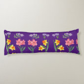 Bloesem Comfort: Bloemenontwerp Body Pillow Lichaamskussen (Achterkant)