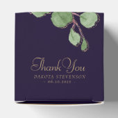 bloesem | Donker Paarse en roze rozenbloem Bedankdoosjes (Bovenkant)