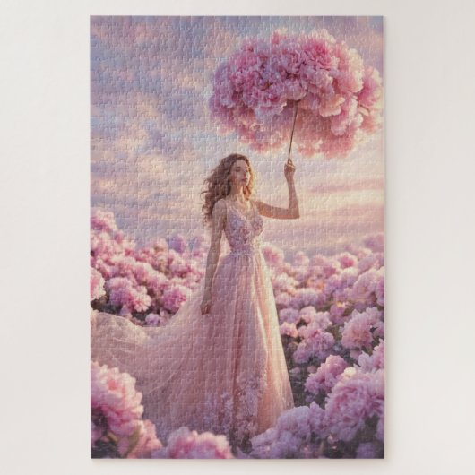 Bloesem Droomlandschap Legpuzzel (Verticaal)