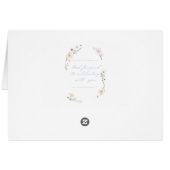 Bloesem Elegantie Bloemen Multi Kleur Tafel nummer (Achterkant Horizontaal)