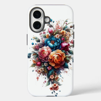 Bloesem Elegantie: Bloemen Telefoon C iPhone 16 Hoesje