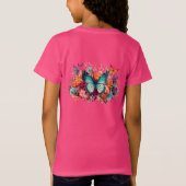 Bloesem en flutter t-shirt (Achterkant)