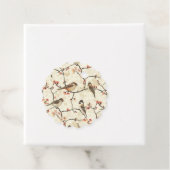 Bloesem en lied bedankjes labels (In situ)