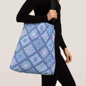 Bloesem in de winter: Diamant Mandala Bliss Crossbody Tas (Dichtbij)
