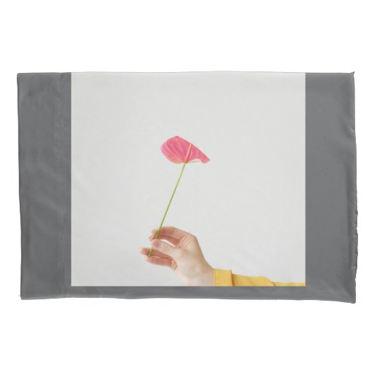 Bloesem in Hand Pillow Hoesje Kussensloop (Voorkant)