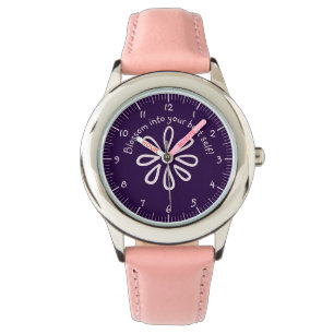 Bloesem in je beste zelf! bloemdoodle horloge