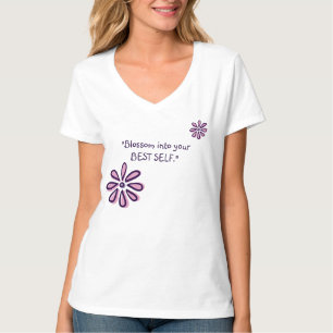 Bloesem in je beste zelf - Inspirerend Doodle T-shirt