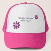 Bloesem in je beste zelf - Inspirerend Doodle Trucker Pet (Voorkant)