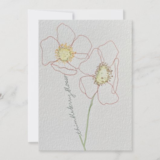 bloesem kaart (Voorkant)