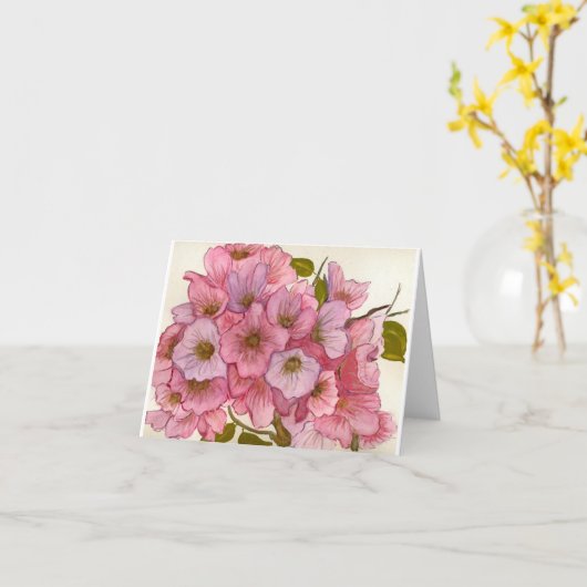 Bloesem Kaart (Gele Bloem)