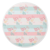 Bloesem keramische knop (Voorkant)