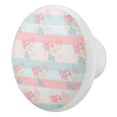 Bloesem keramische knop (Rechts)