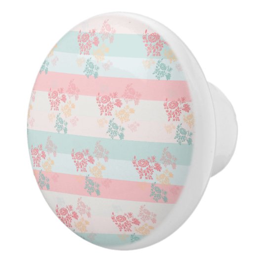 Bloesem keramische knop (Rechts)