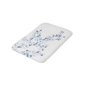 Bloesem Kersenbloesems Blauw Wit Badmat (Gekanteld)